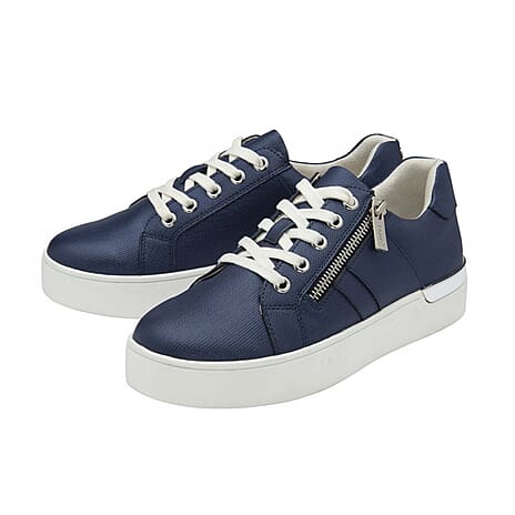 Lotus Vivianne Slip-On Casual Shoes (Size 5) - Navy