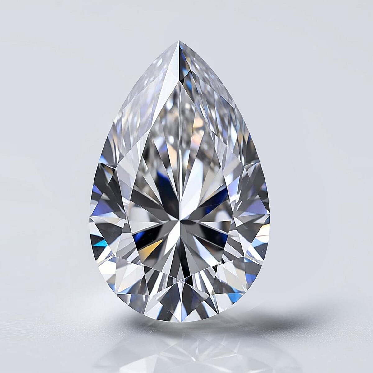 IGI Certified Lab Grown Diamond Pear Cut Gemstone (15.38 x 9.37 x 5.82 MM) 5.00 Ct.