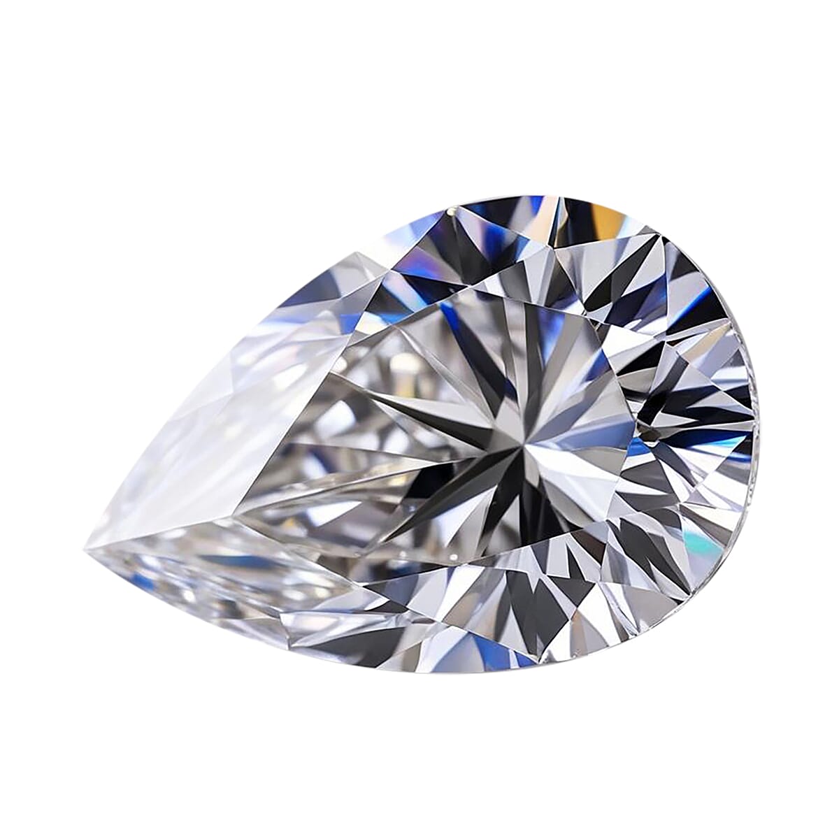 IGI Certified Lab Grown Diamond Pear Cut Gemstone (15.38 x 9.37 x 5.82 MM) 5.00 Ct.