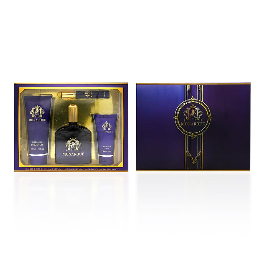 Monarque Pour Homme Gift Set - Eau de Parfum and Grooming Essentials
