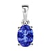 18K Yellow Gold Tanzanite Solitaire Pendant, 1.35 Ct