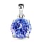 Tanzanite Solitaire Pendant in Platinum Overlay Sterling Silver 1.450 Ct