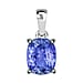 14K Rose Gold Tanzanite Solitaire Pendant 5.00 ct.