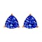 18K Rose Gold AAA Tanzanite Solitaire Stud Push Post Earring 1.60 ct.