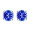 14K Rose Gold AA Tanzanite Solitaire Stud Push Post Earring in Gold Wt. 0.8 grams, 1.60 Ct