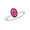 14K Gold Mozambique Ruby Solitaire Ring in Gold 