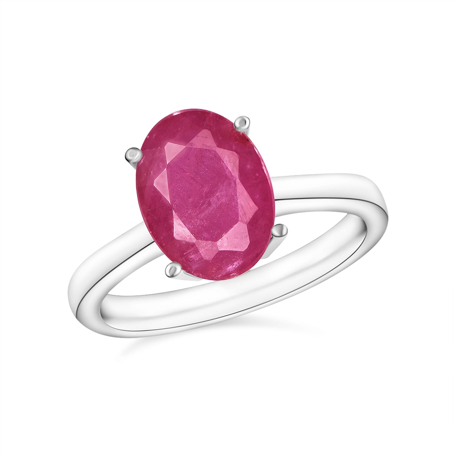 14K Gold AMozambique Ruby Solitaire Ring in Gold