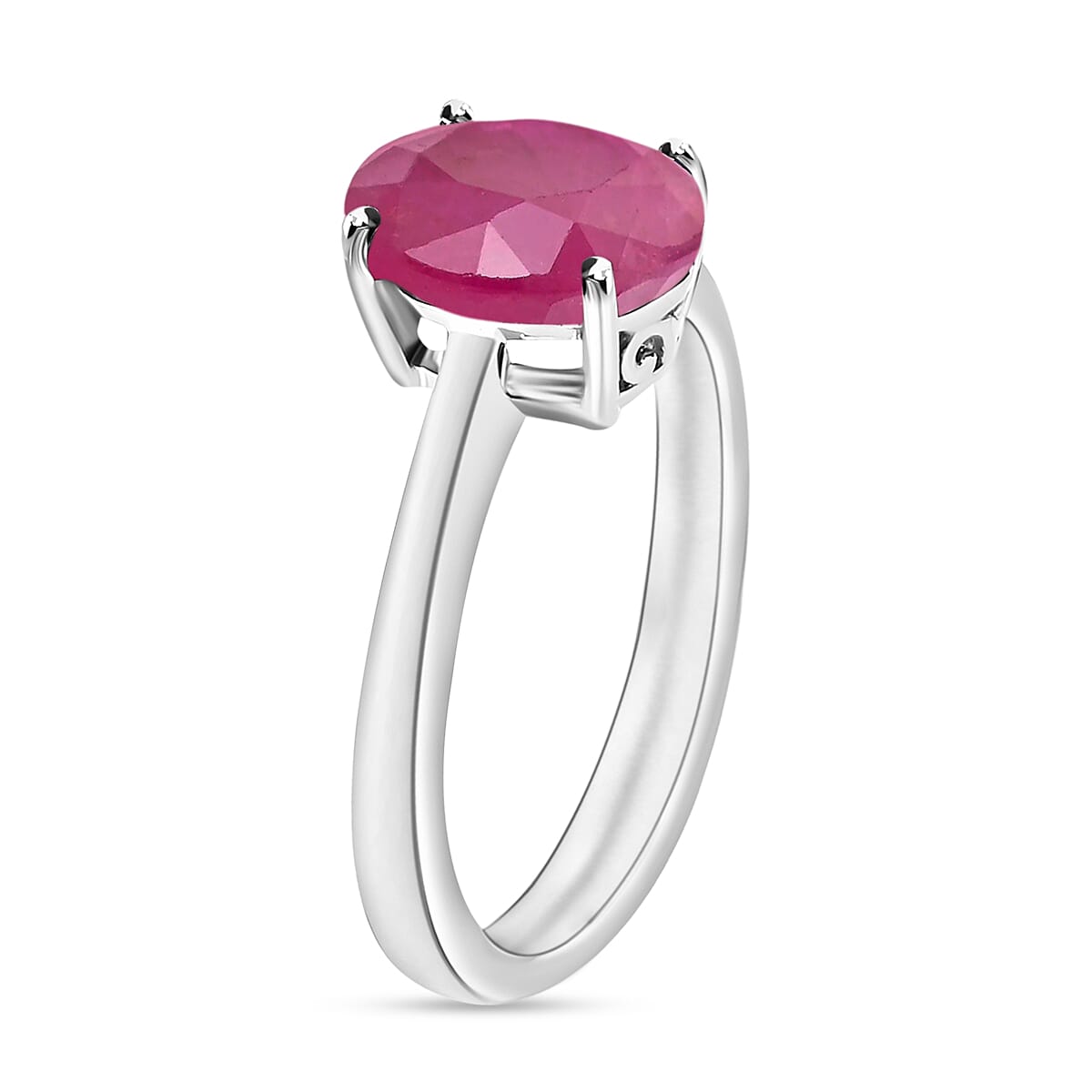 18K Gold AAMozambique Ruby Solitaire Ring in Gold 