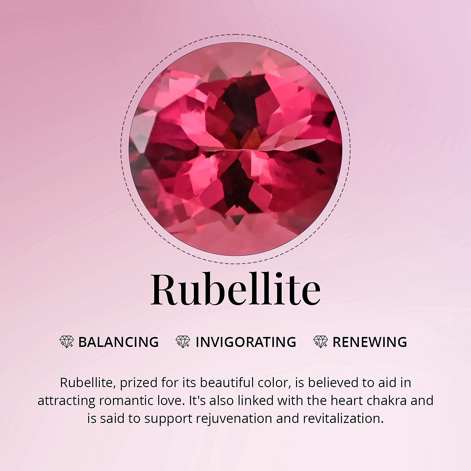 18K W Gold  AAA   Rubellite ,  White Diamond  SI Main Stone With Side Stone Ring 2.50 ct,  Gold Wt. 5.5 Gms  2.500  Ct.