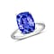 18K Gold AAA Tanzanite Solitaire Ring in Gold