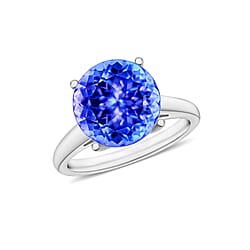 14K Gold AA Tanzanite Solitaire Ring in Gold