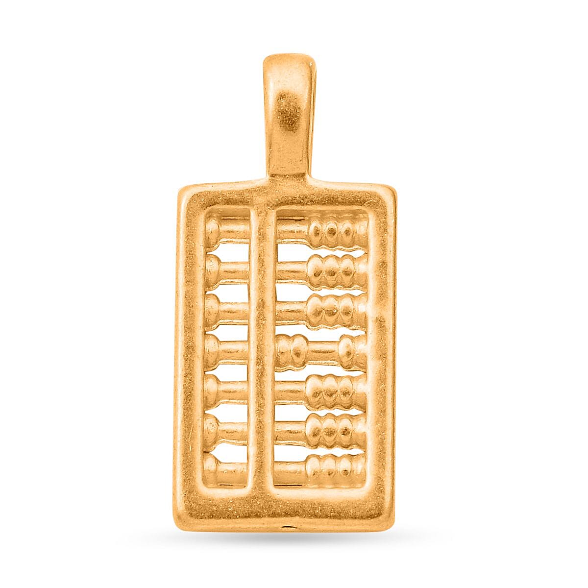 24K Yellow Gold Abacus Pendant