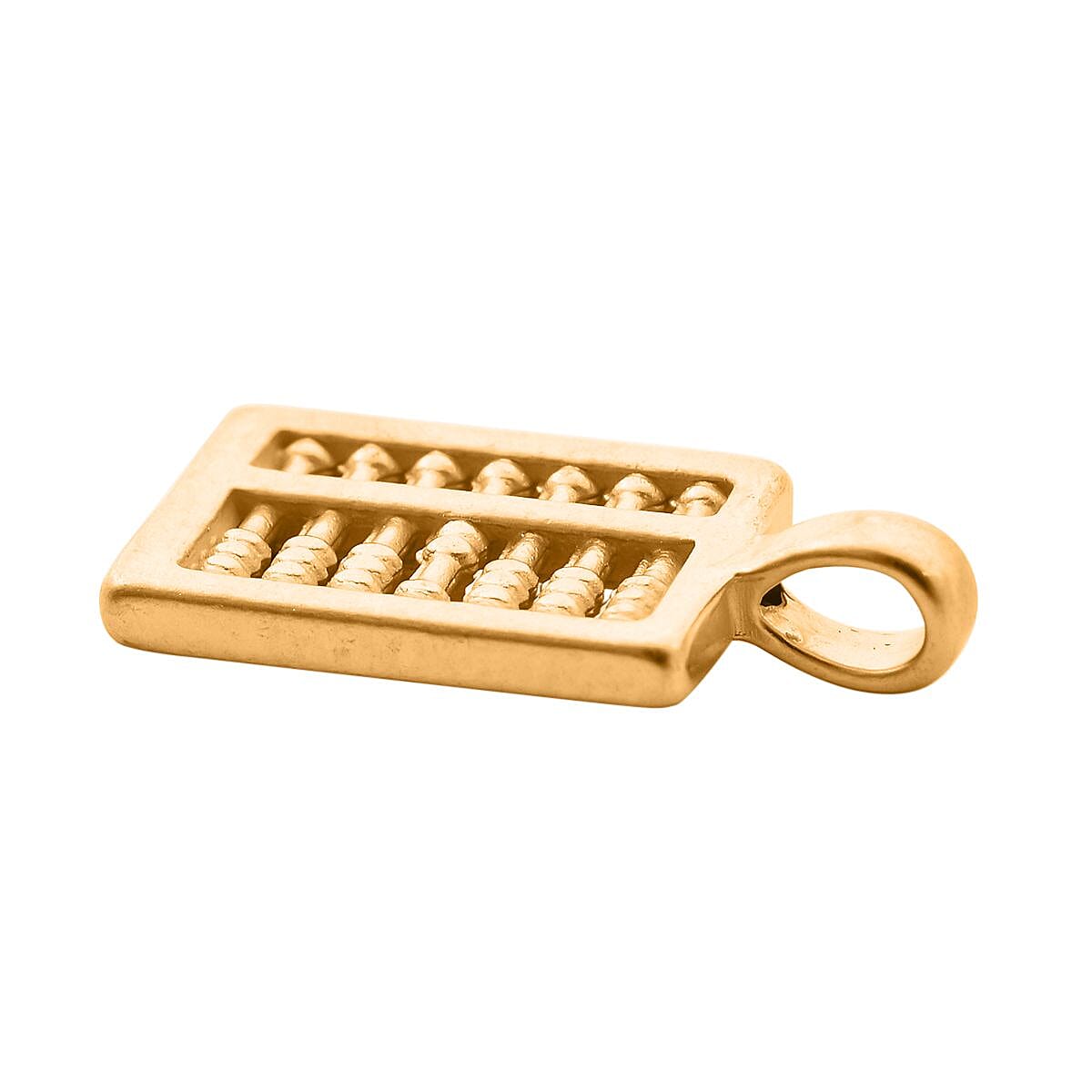 24K Yellow Gold Abacus Pendant