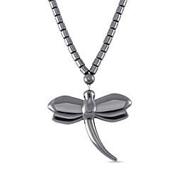 Hematite Necklace (Size - 20) With Screw Barrel Clasp 168.00 Ct.