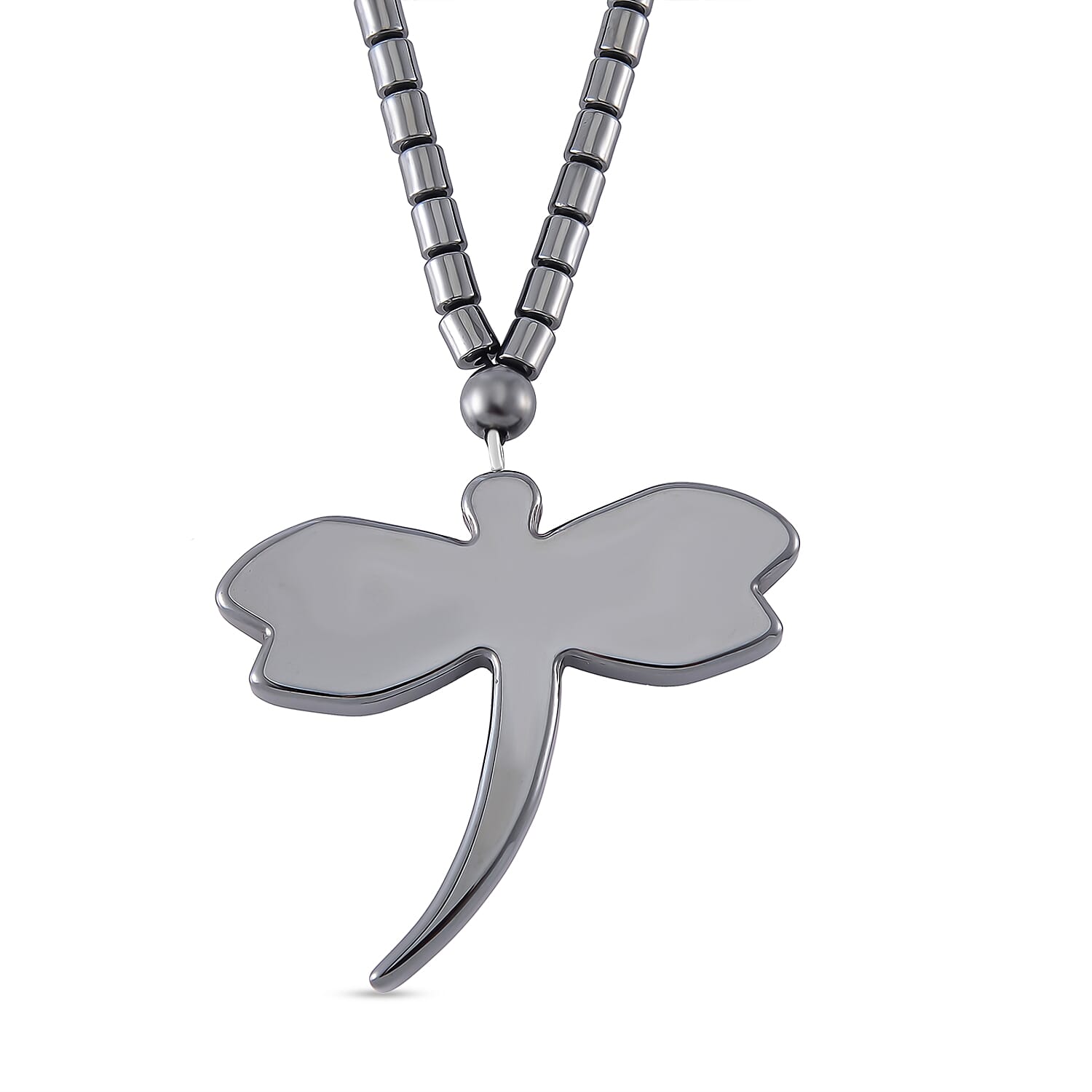 Hematite Necklace (Size - 20) With Screw Barrel Clasp 204.00 Ct.