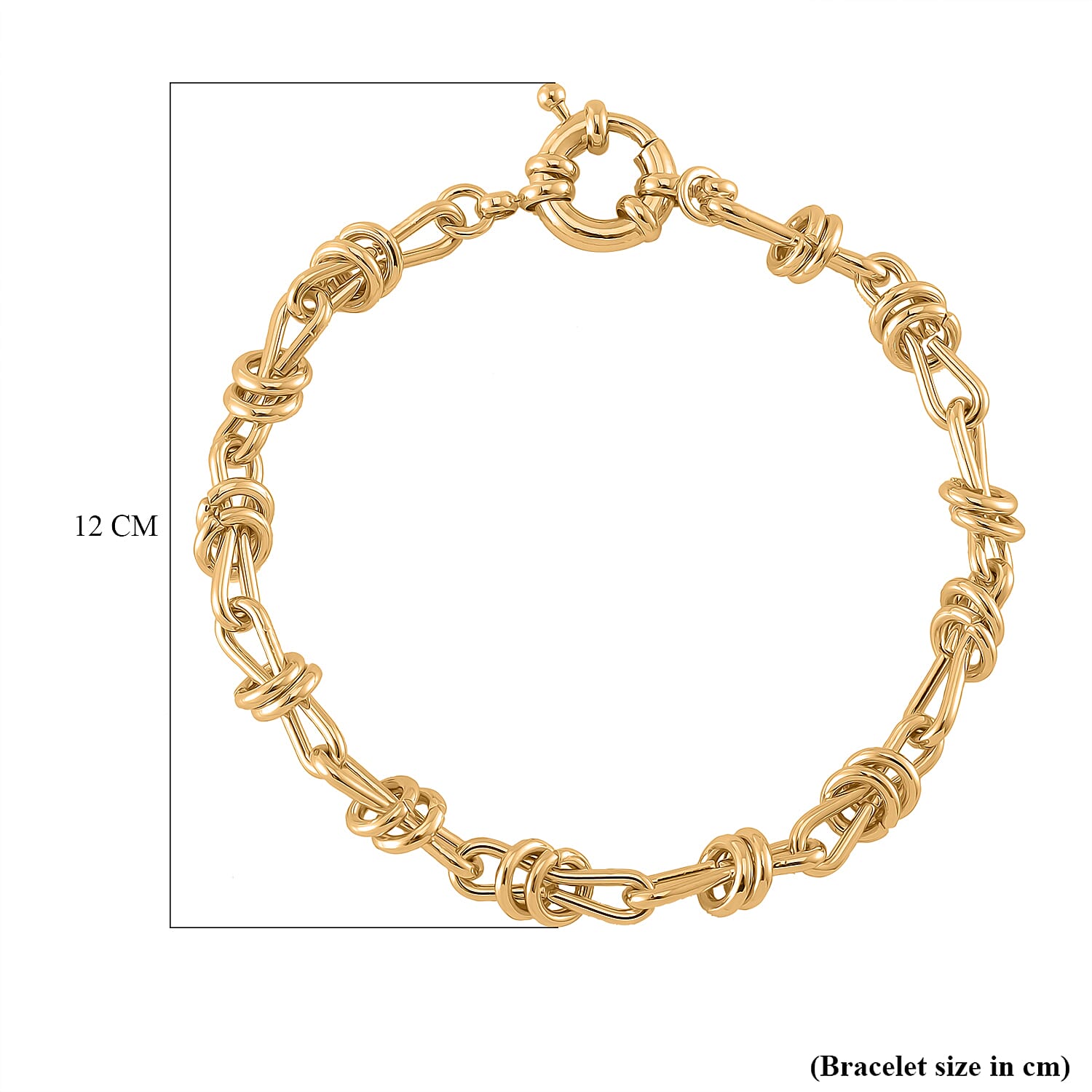 Designer Inspired Bracelet With Senorita Clasp (Size - 7.5) - Bracelet