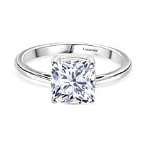 LUXURIANT 18K White Gold IGI CERTIFIED Lab Grown Diamond (VS/G) Ring 3.05 Ct, Gold Wt. 3.67 Gms.