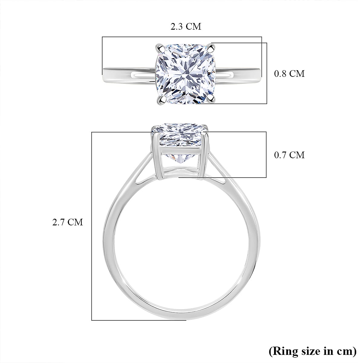 Luxuriant Diamond - 18K White Gold IGI CERTIFIED Lab Grown Diamond (VS-G) Ring 3.05 Ct, Gold Wt. 3.67 Gms. Luxuriant Diamond - 18K White Gold IGI CERTIFIED Lab Grown Diamond (VS-G) Ring 3.05 Ct, Gold Wt. 3.67 Gms.
