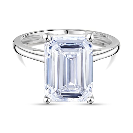 Luxuriant IGI Certified 18K White Gold Lab Grown Diamond (VS1-G) Ring 3.03 Ct.