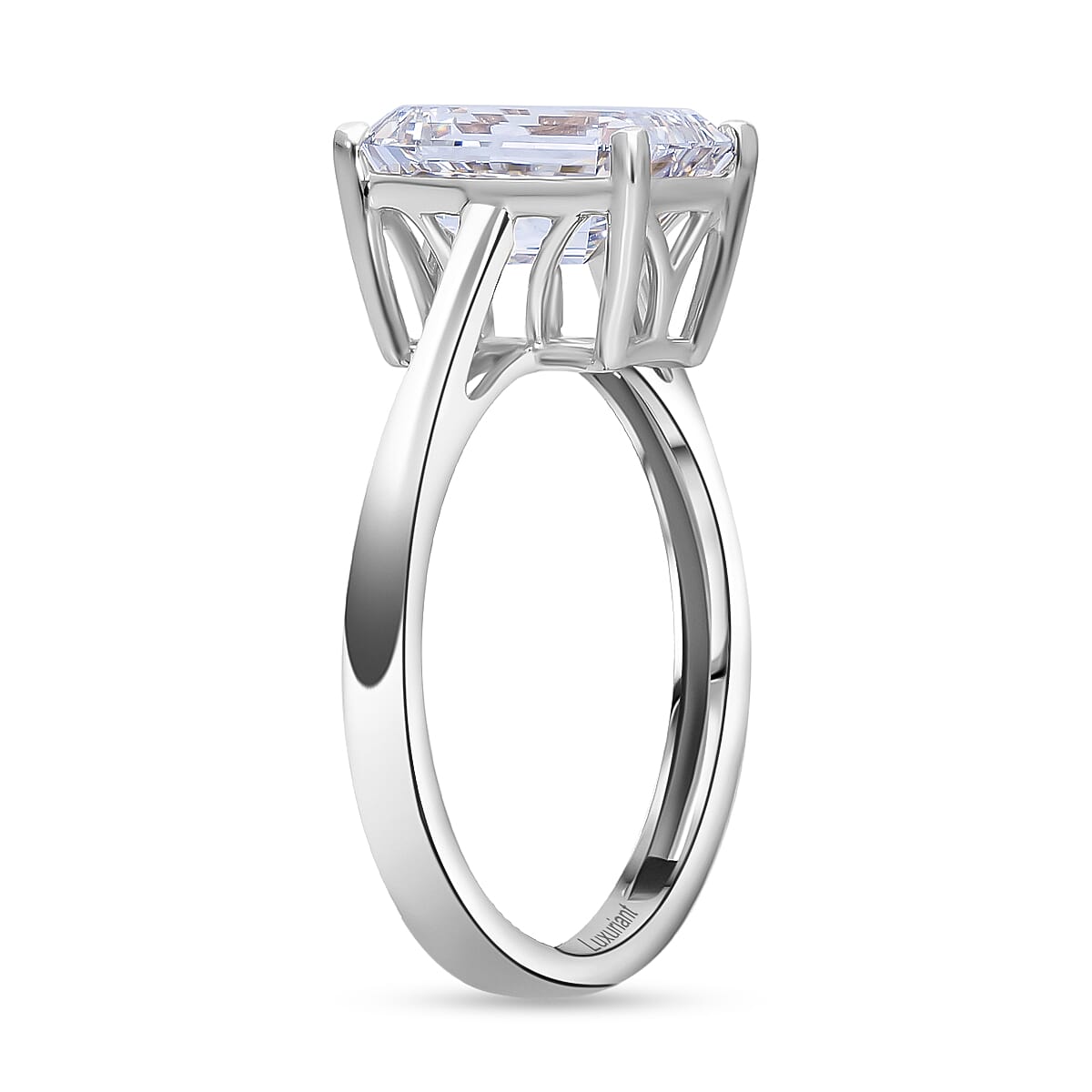 Luxuriant IGI Certified 18K White Gold Lab Grown Diamond (VS1-G) Ring 3.03 Ct.