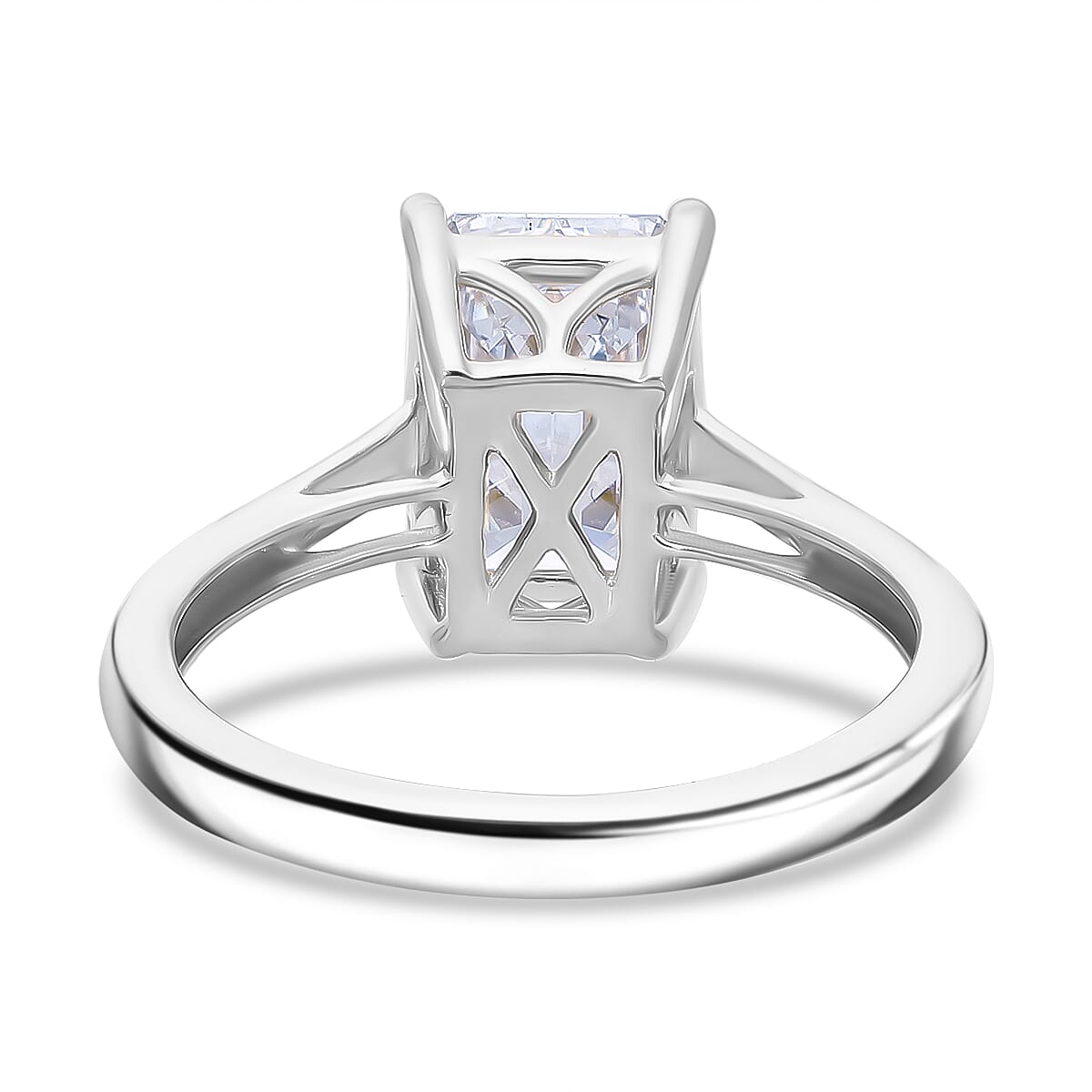 Luxuriant IGI Certified 18K White Gold Lab Grown Diamond (VS1-G) Ring 3.03 Ct.