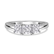 LUXURIANT  1.00 Ct. Lab Grown Diamond SGL Certified Ring in 950 Platinum (VS/E-F)