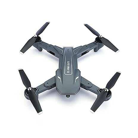 Pro-Elite Ultimate Drone Bundle (HD Drone, Case - 2 Extra Batteries) - Black