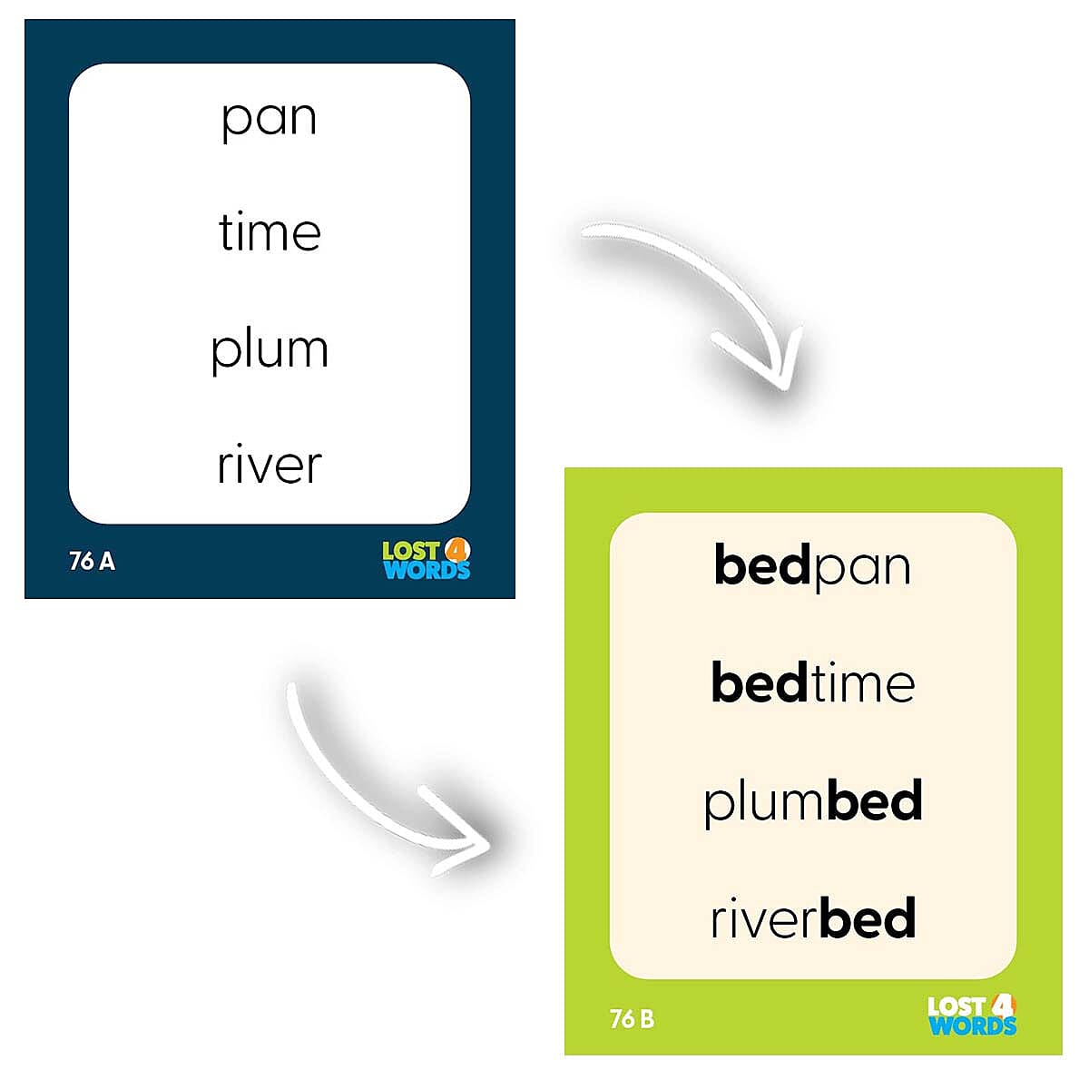 Lost 4 Words Game - Multi