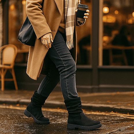 Shoes by Emma Ladies Ankle Boots (Size 4) - Black