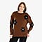 Floral Knitted Jumper (Size 10 to 20) - Black