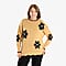Floral Knitted Jumper (Size 10 to 20) - Black