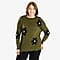 Floral Knitted Jumper (Size 10 to 20) - Black