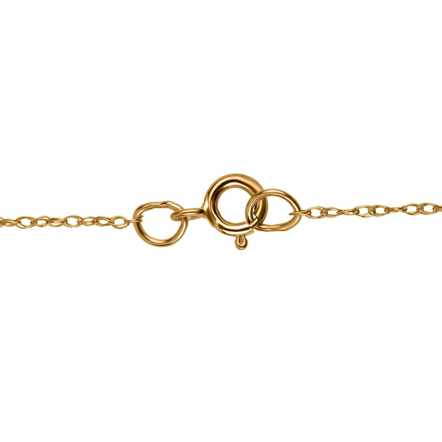 9K Yellow Gold Prince of Wales Chain (Size - 18) with Spring Ring Clasp