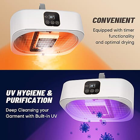 Portable Clothes Dryer Foldable Quick Dry Sterilizer With Remote Control