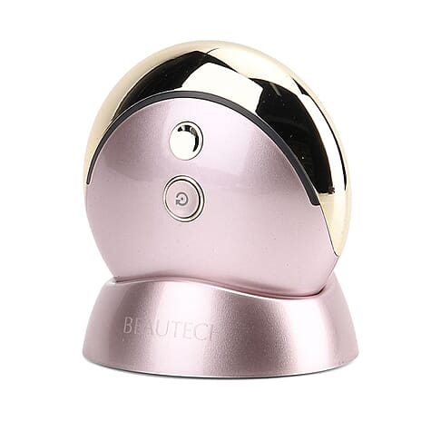BEAUTECH RF-EMS Facial Beauty Device - Portable & Rechargeable with LED Light Therapy