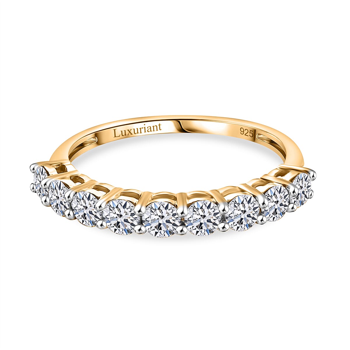 Luxuriant Diamond Lab Grown Diamond Ring in Sterling Silver