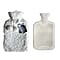 Must Have - Faux Fur 2 Litre Water Bottle with Soft Teddy Plush Cover - Cream