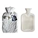 Must Have - Faux Fur 2 Liter Water Bottle with Soft Teddy Plush Cover - White