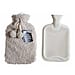 Must Have - Faux Fur 2 Liter Water Bottle with Soft Teddy Plush Cover - White