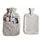 Must Have - Faux Fur 2 Litre Water Bottle with Soft Teddy Plush Cover - Cream