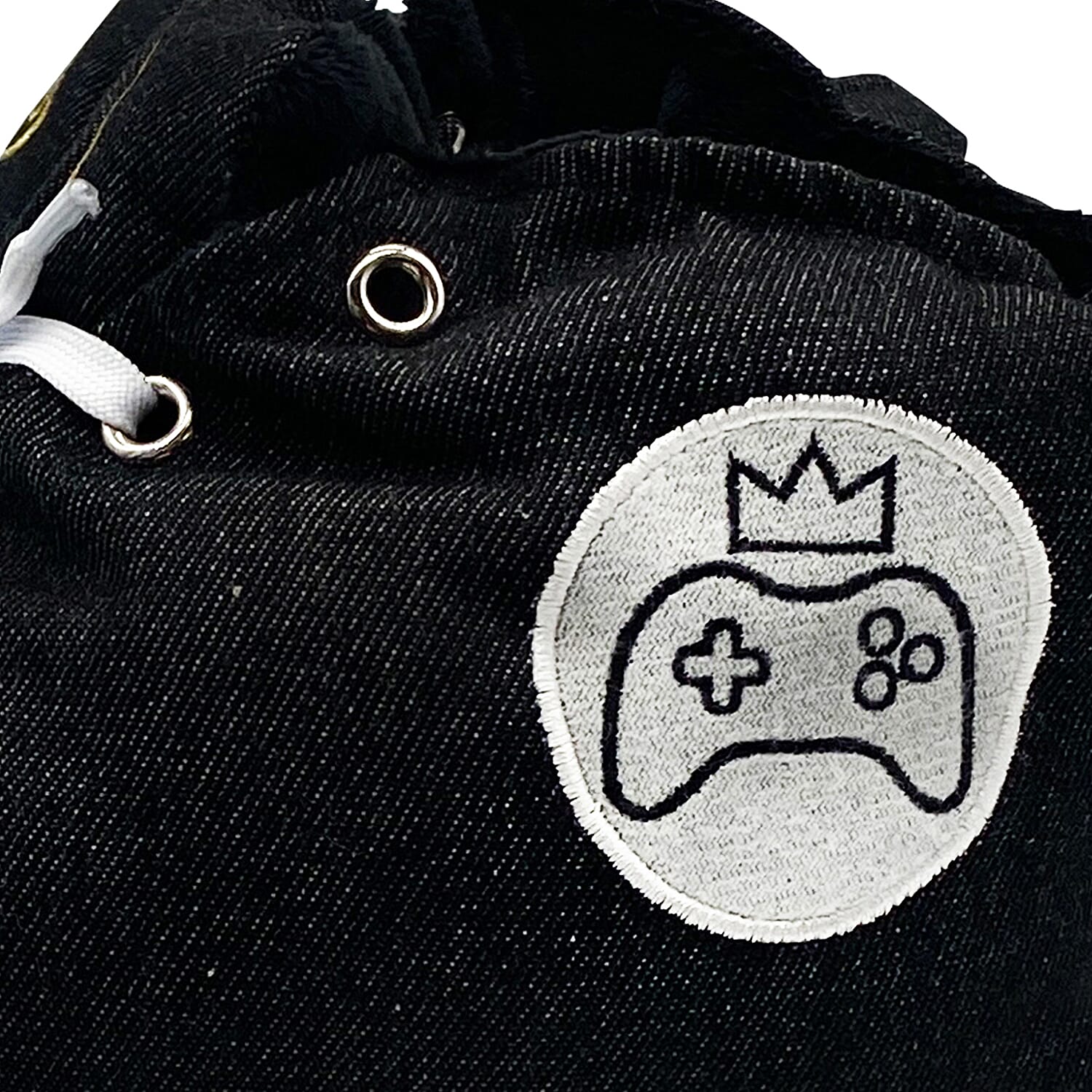 Mens Slipper (Size Large) - Black White