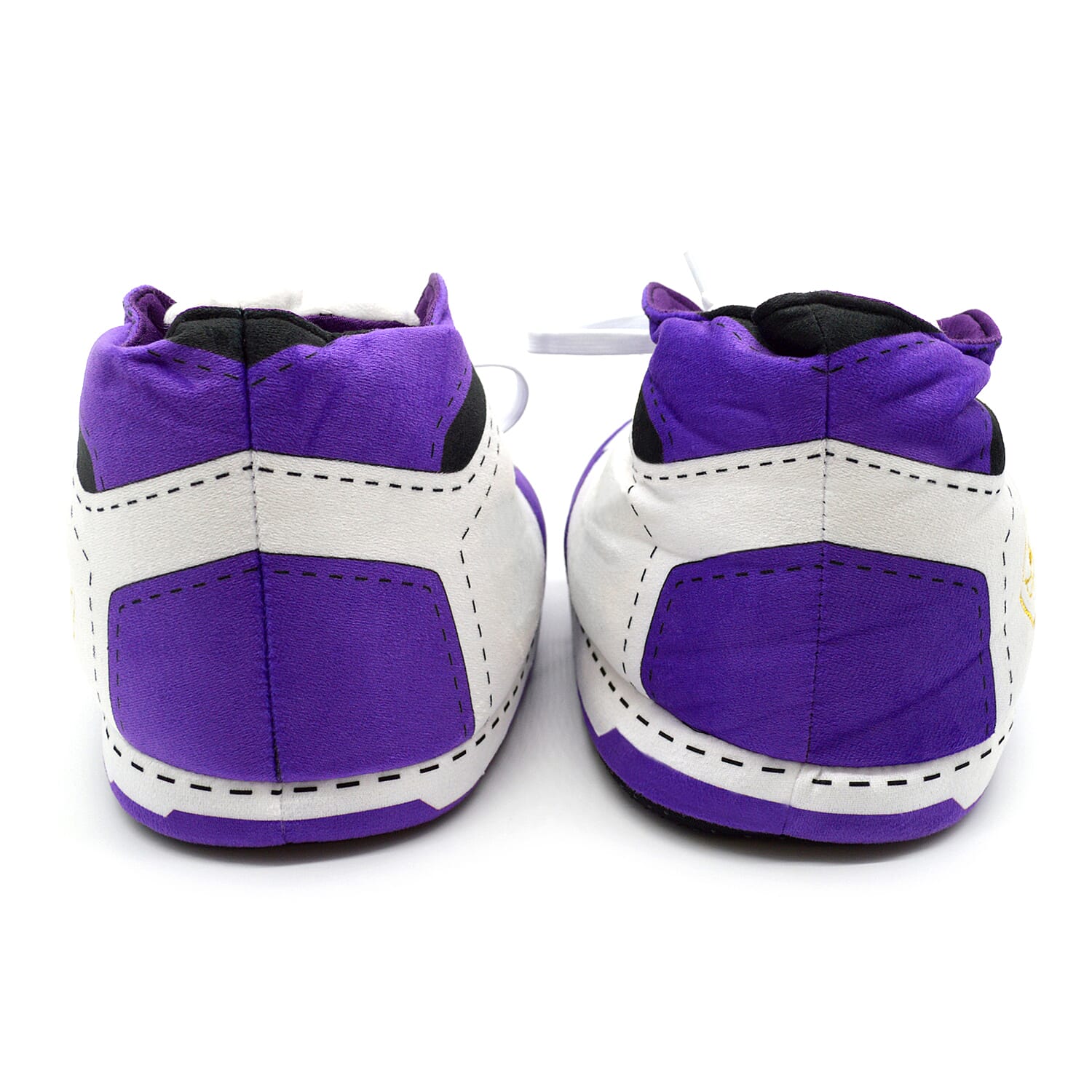 Baffies Krazy Kicks Football Pro Gold Design Embroidered Slippers