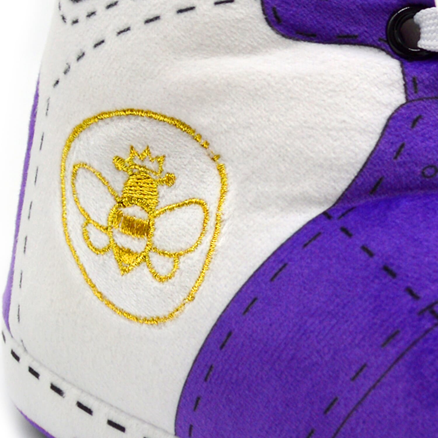 Baffies Krazy Kicks Football Pro Gold Design Embroidered Slippers