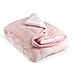 Super Soft and Fluffy Sherpa Fleece Weighted Blanket - Reassuring Weight - 6.9kg (Size 203x150cm) - Blush Pink