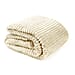 Dakota Super Soft Flannel Fleece Throw Blanket (Size 180x140) - Cream