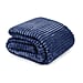 Dakota Super Soft Flannel Fleece Throw Blanket (Size 180x140) - Cream