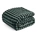 Dakota Super Soft Flannel Fleece Throw Blanket (Size 180x140) - Cream