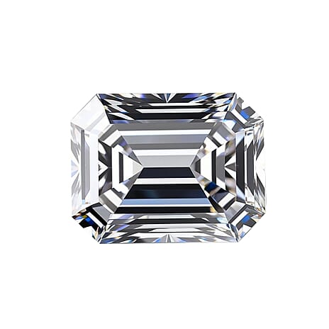 Lab Grown Diamond Emerald 8.80x5.88 mm IGI Certified VS2-G Quality Diamond.