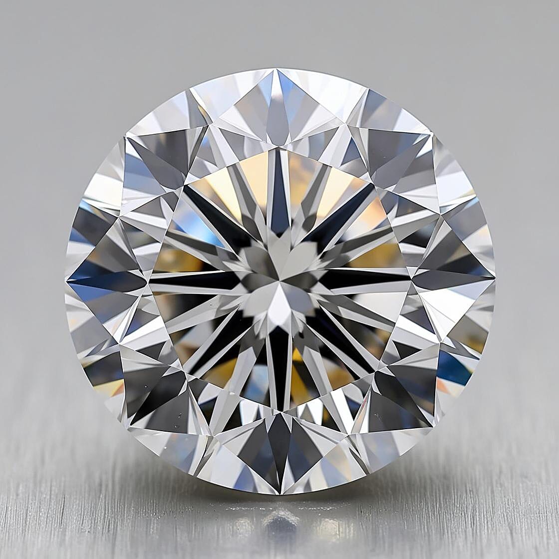 Lab Grown Diamond Round 9.31 mm IGI Certified VS2-G Quality Diamond.