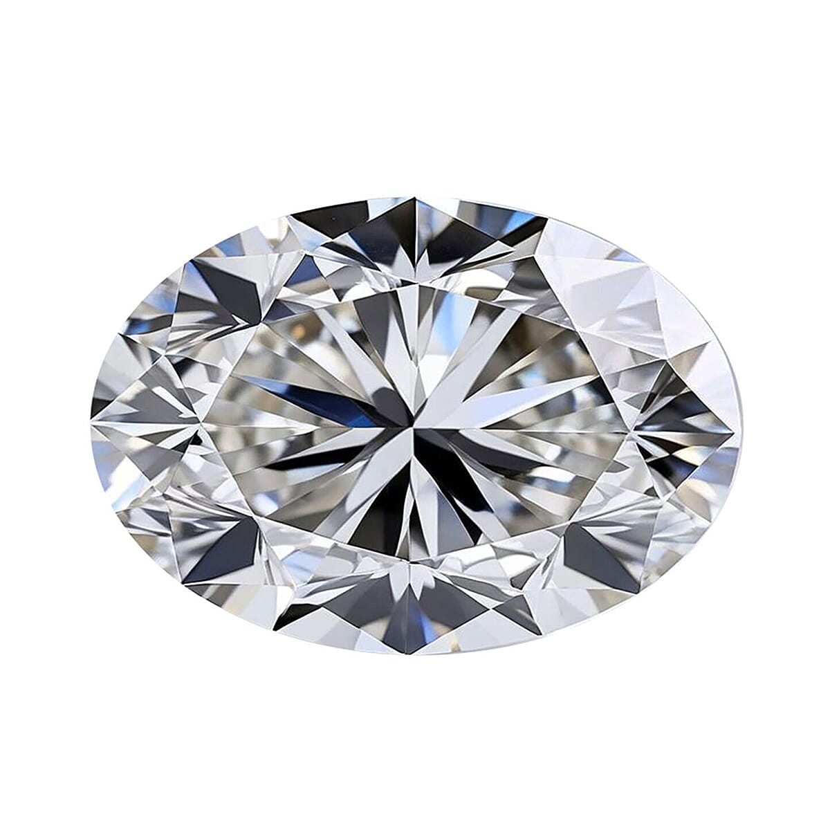 Lab Grown Diamond Oval 13.89x9.41 mm IGI Certified VS2-G Quality Diamond.